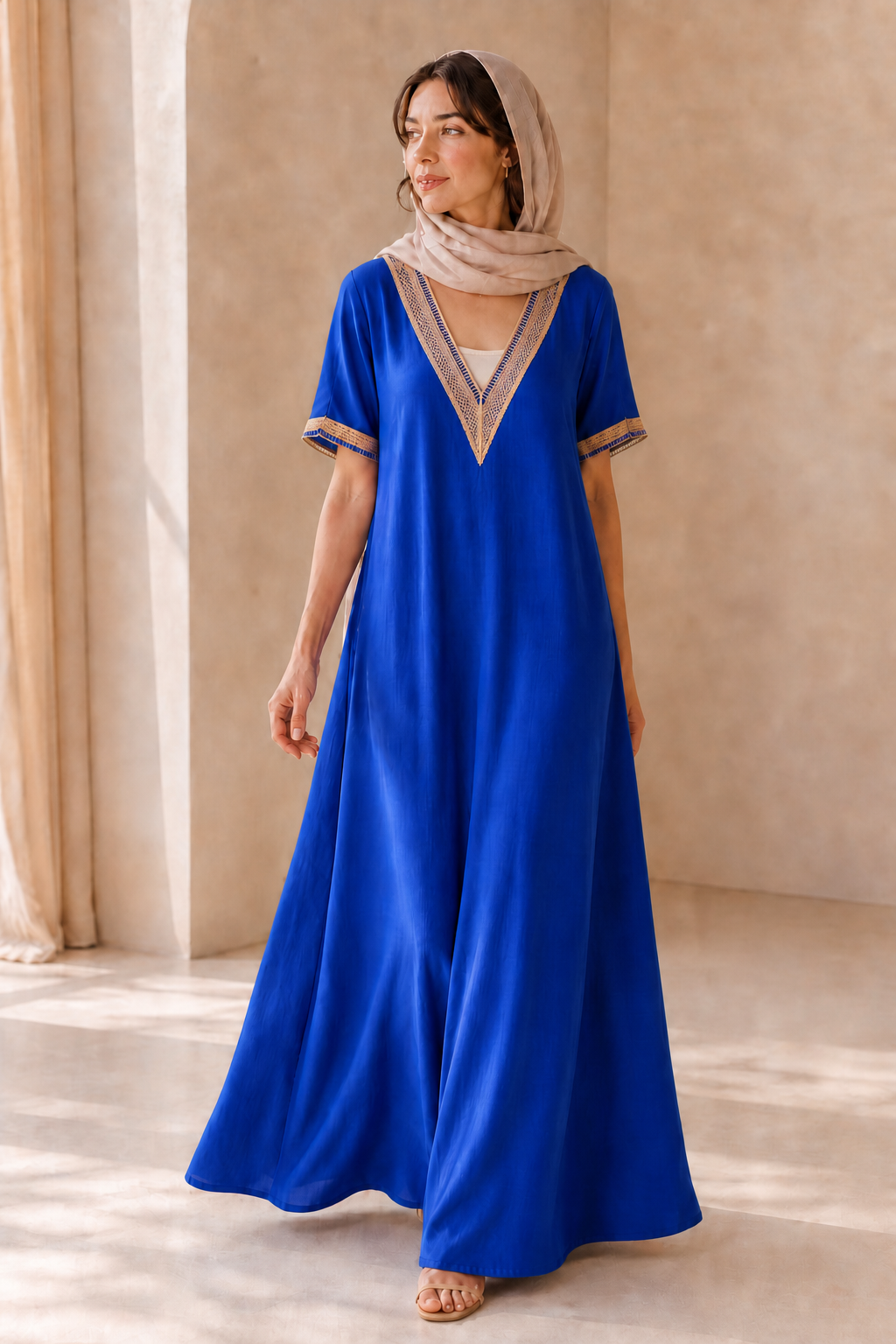 v neck tunic dress