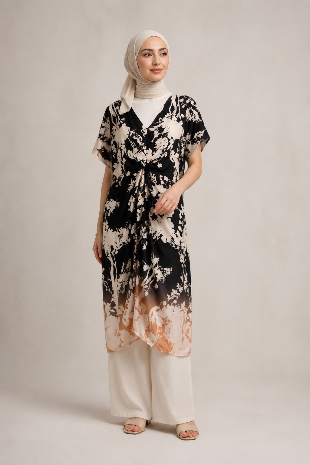satin tunic
