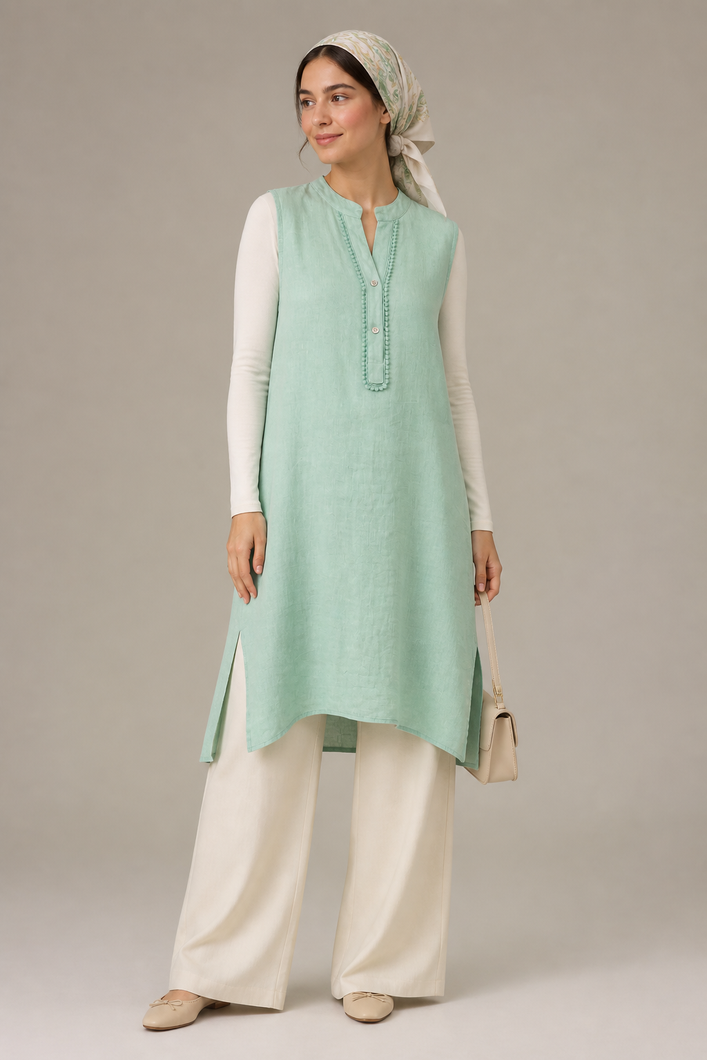 mandarin neck linen dress mandarin neck linen dress